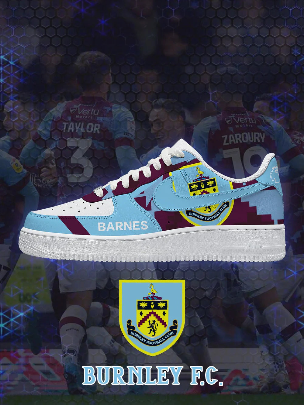 Burnley limited edition Design Shoes F1