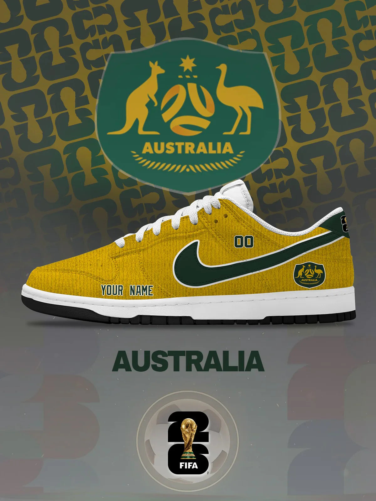 World Cup 2026 Australia Design Shoes DK
