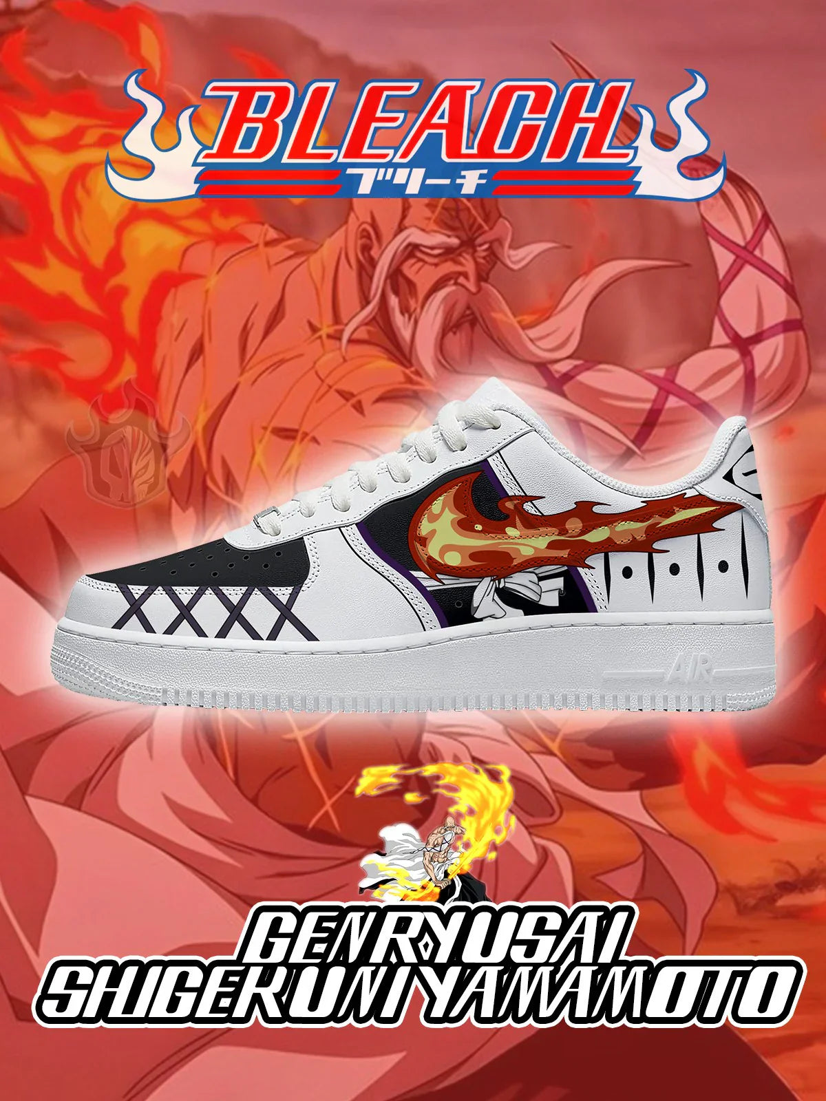 Genryusai Shigekuni Yamamoto limited edition Design Shoes F1