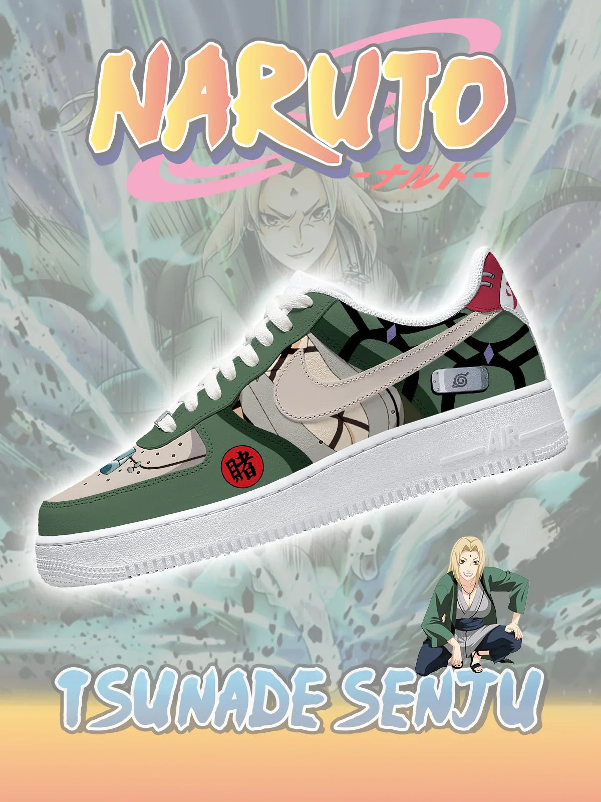 Tsunade limited edition Design Shoes F1