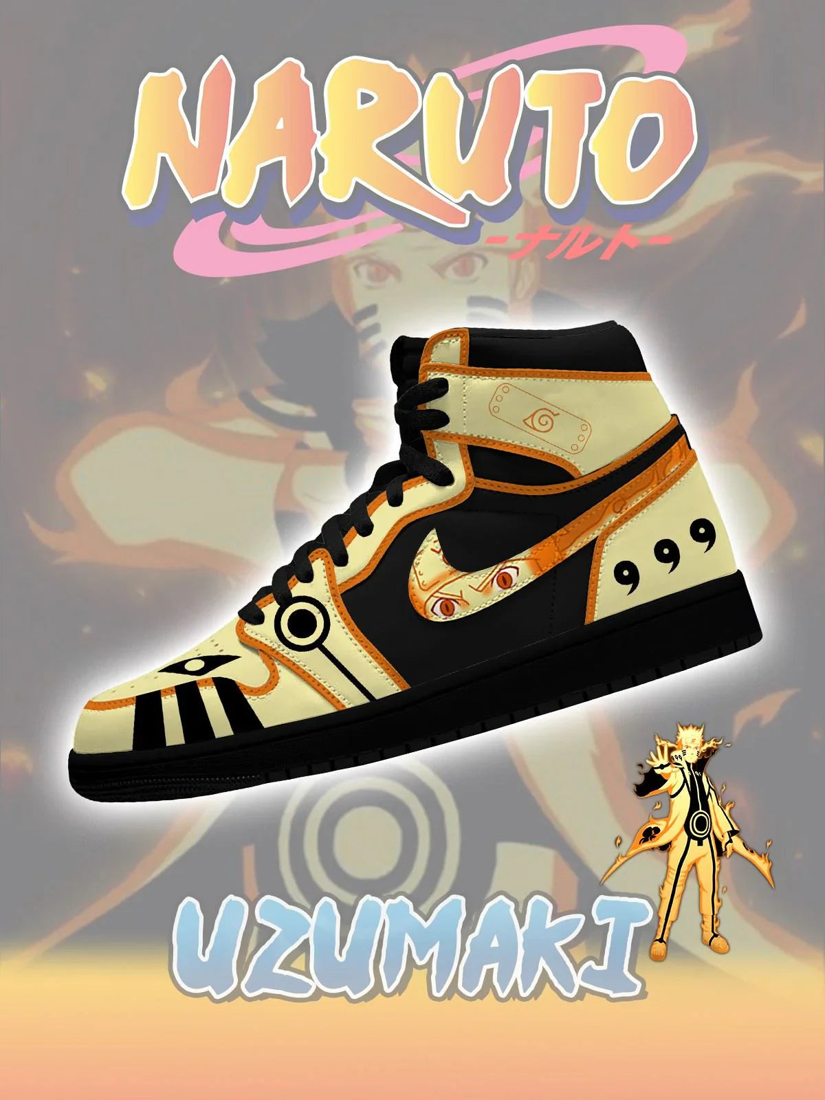 Uzumaki (Adult and kids size available) Limited Edition Design Shoes J1