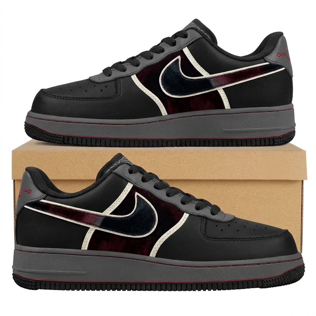 Velvet Pitlane Glare Design Shoes J1