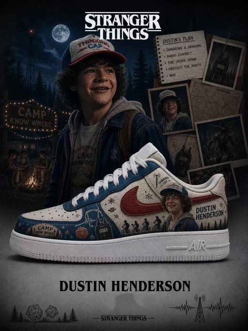 Dustin Henderson Design Shoes F1
