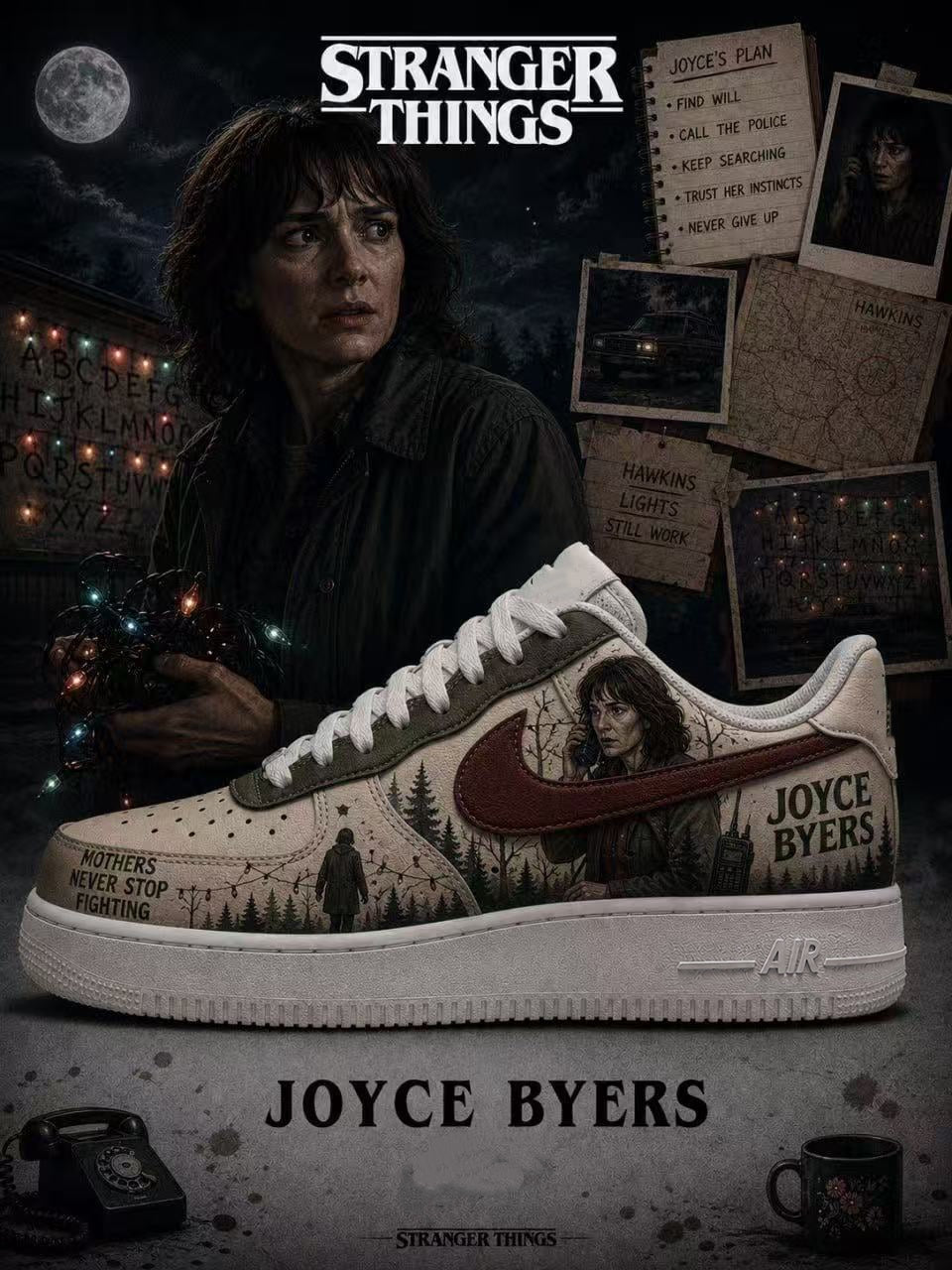 Joyce Byers Design Shoes F1