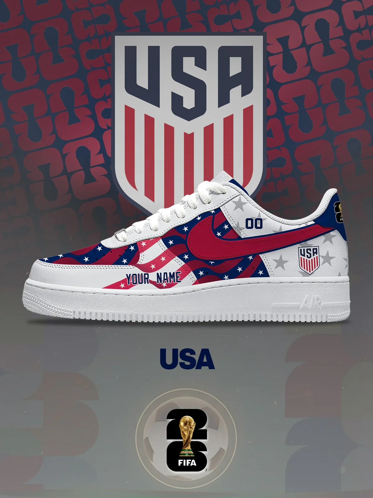 World Cup 2026 USA Design Shoes F1