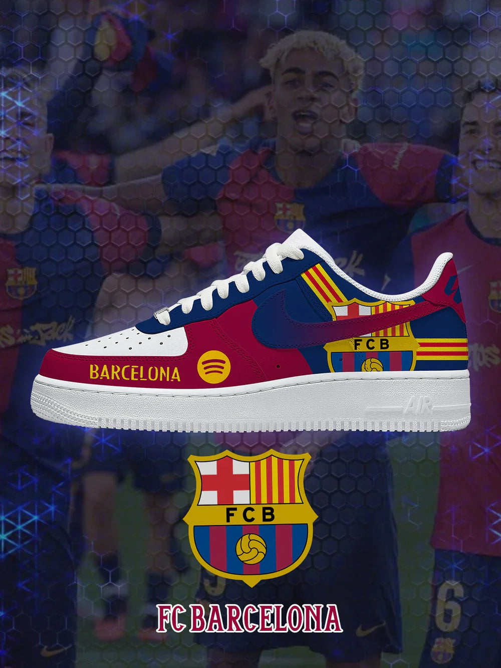 Barca limited edition Design Shoes F1