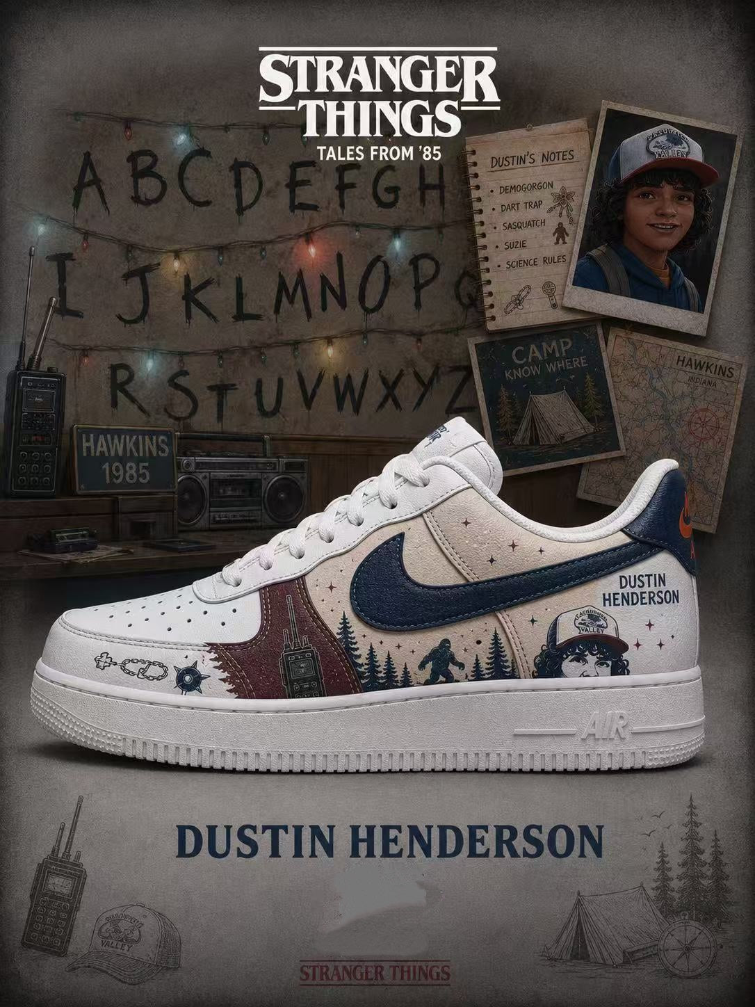 Dustin Henderson Design Shoes F1