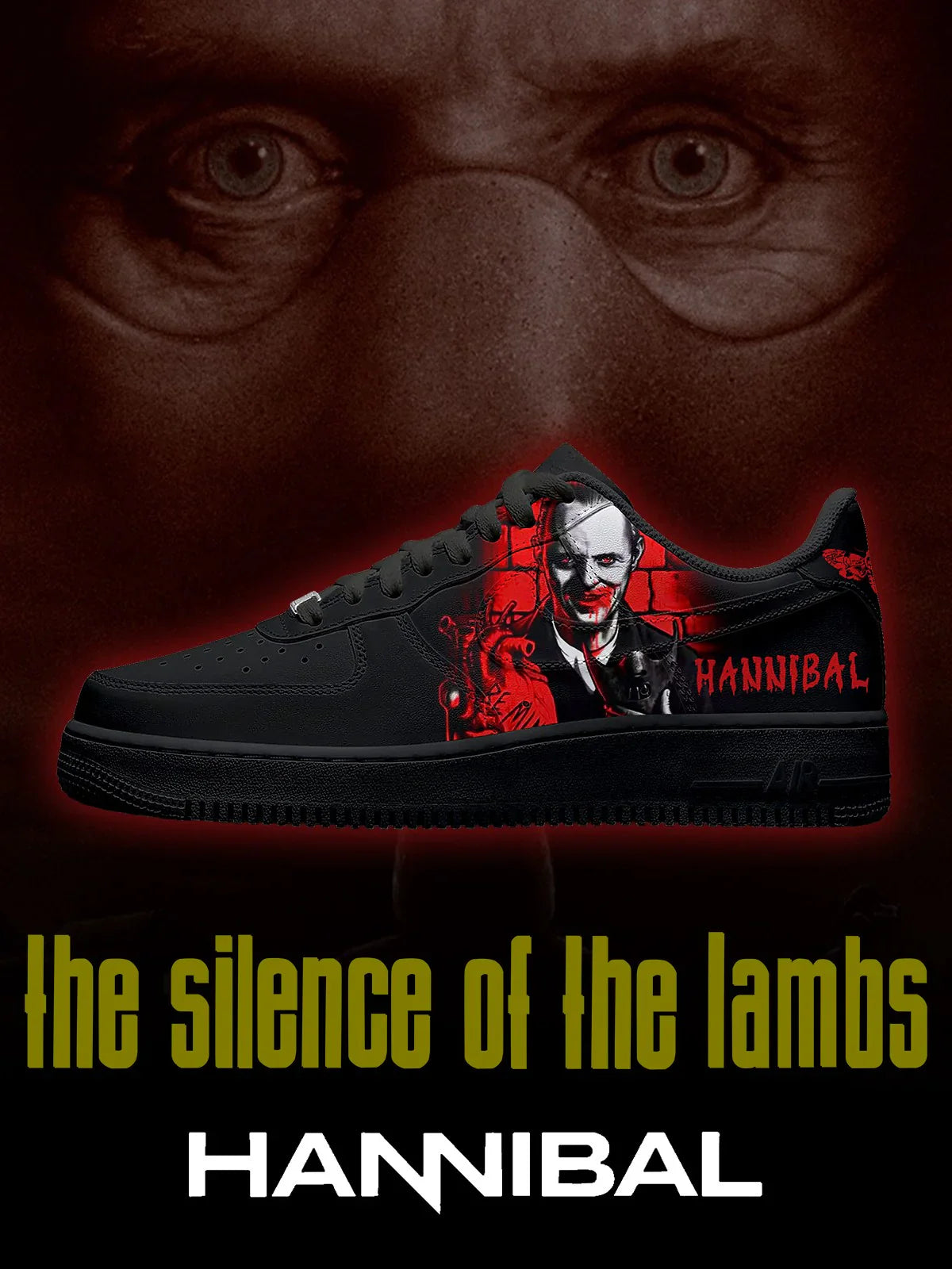 Hannibal Lecter Design Shoes F1