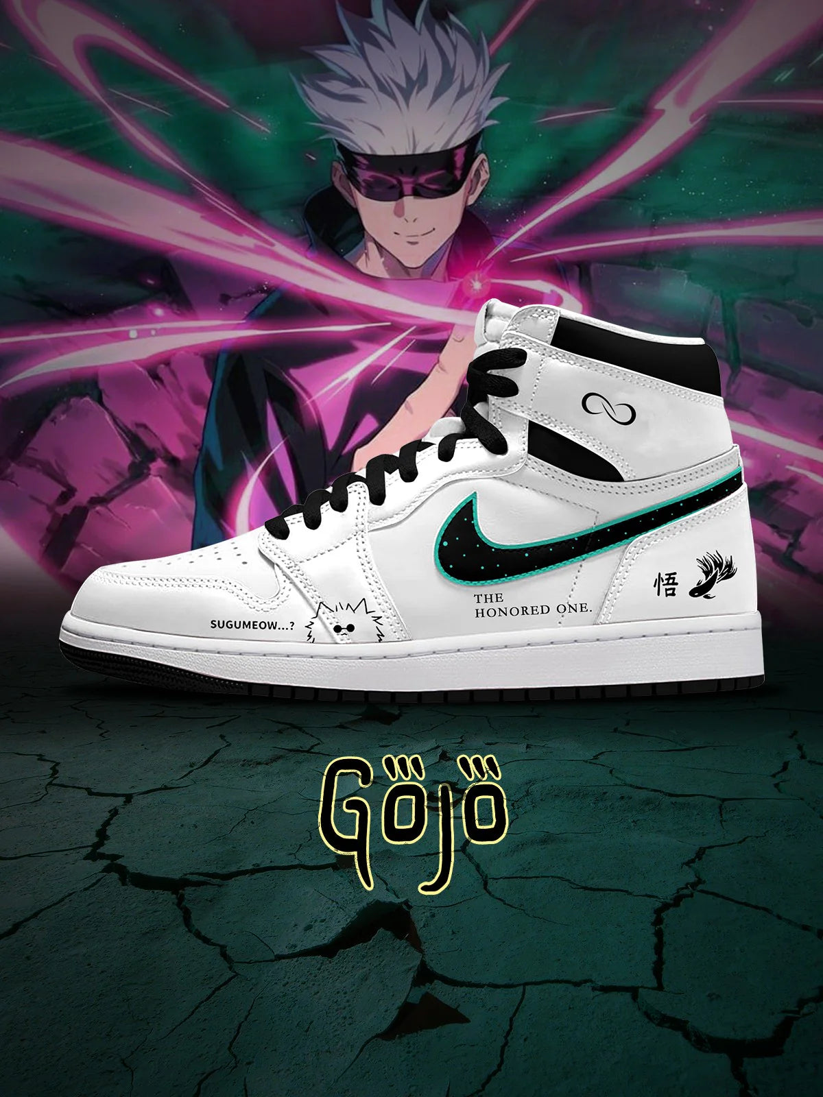 Satoru Gojo (adult and kids size available) Design Shoes J1
