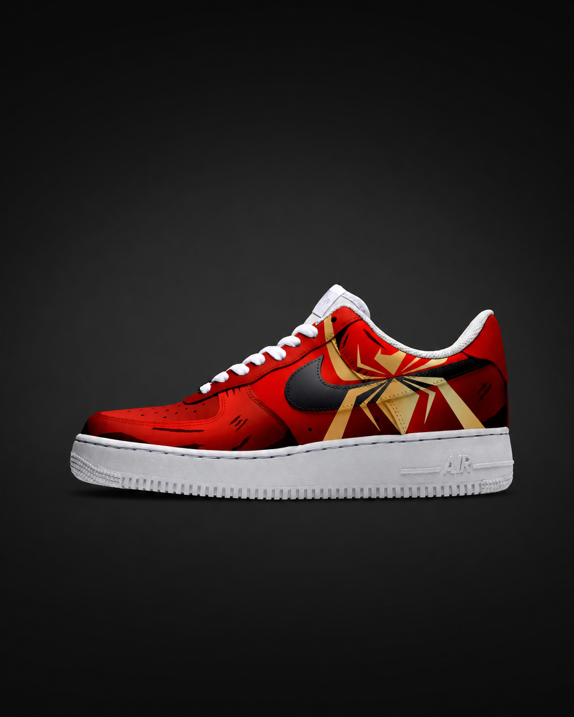 Iron Spider Comic Suit Design Shoes F1