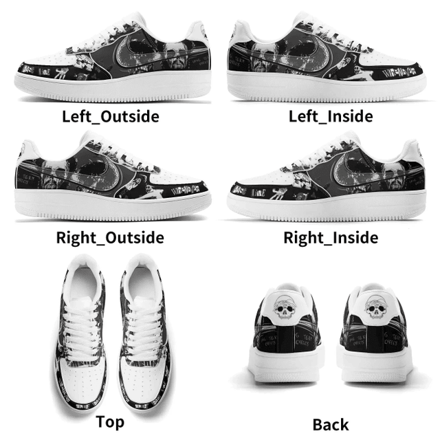 Live Fast Die Whenever limited edition Design Shoes F1