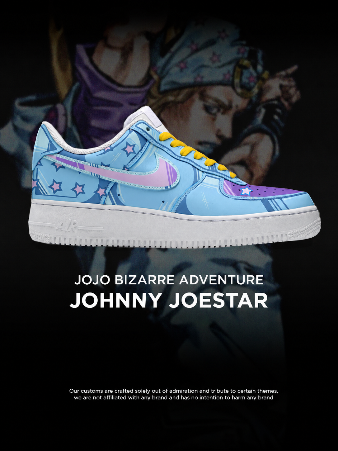 JoJo's Bizarre Adventure Johnny Joestar shoe design