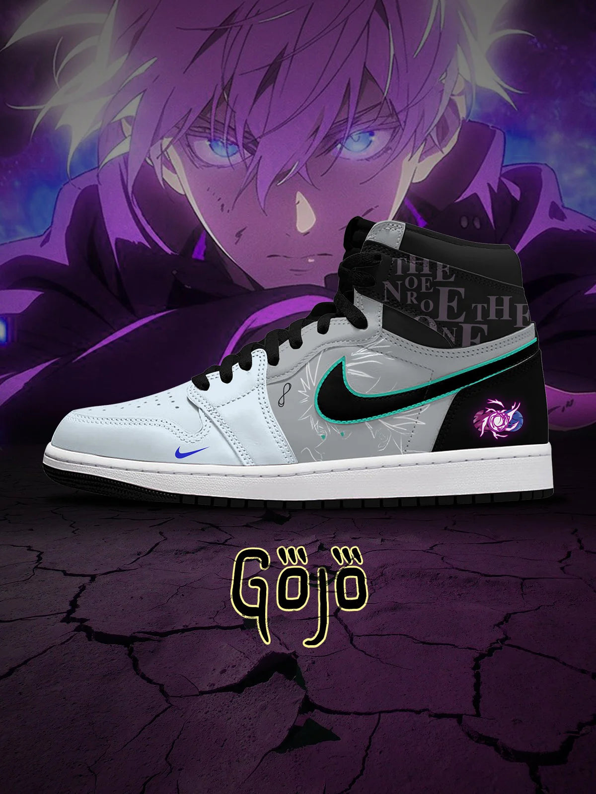 Satoru Gojo (adult and kids size available) Design Shoes J1