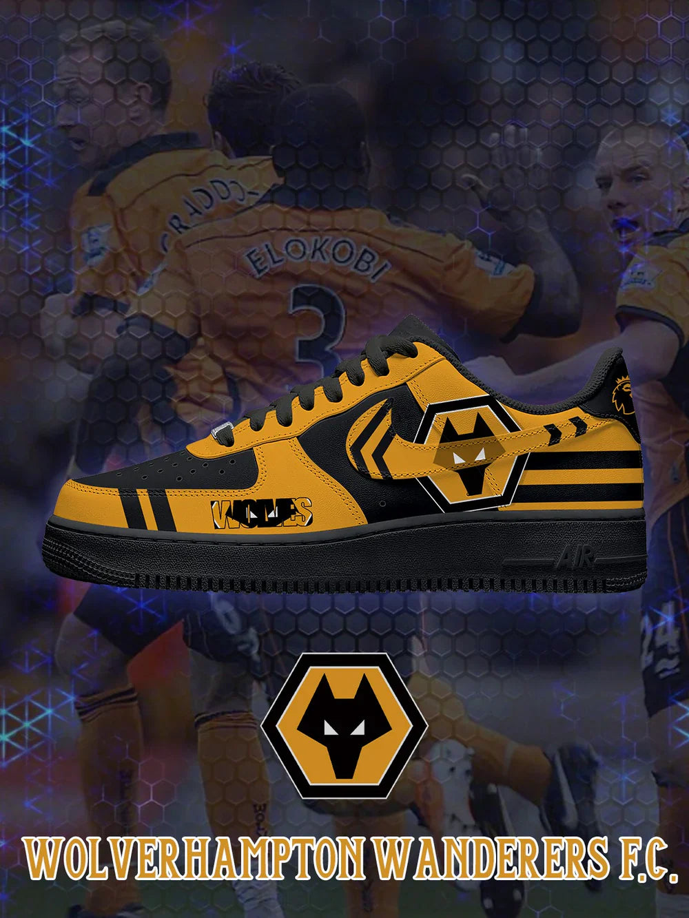 Wolves  limited edition Design Shoes F1