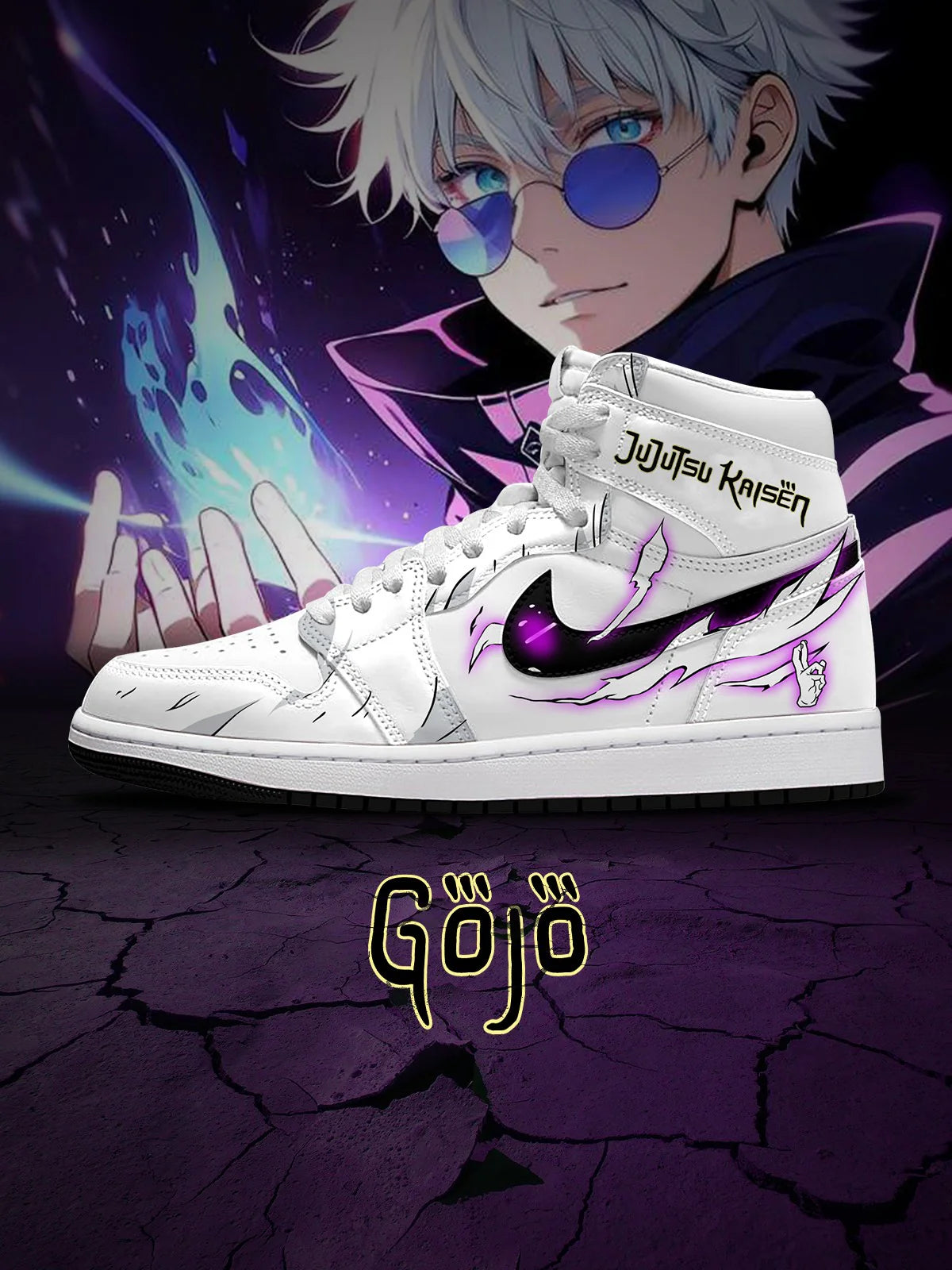 Satoru Gojo (adult and kids size available) Design Shoes J1