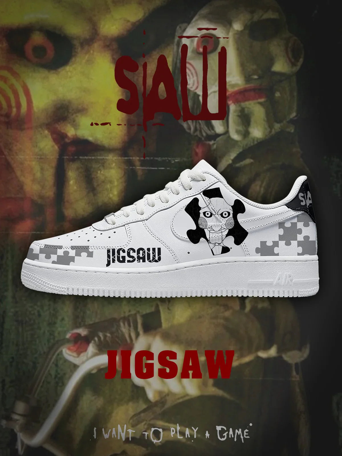 Jigsaw Design Shoes F1