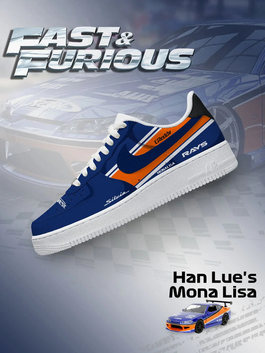 Han Lue's Mona Lisa  Design Shoes F1
