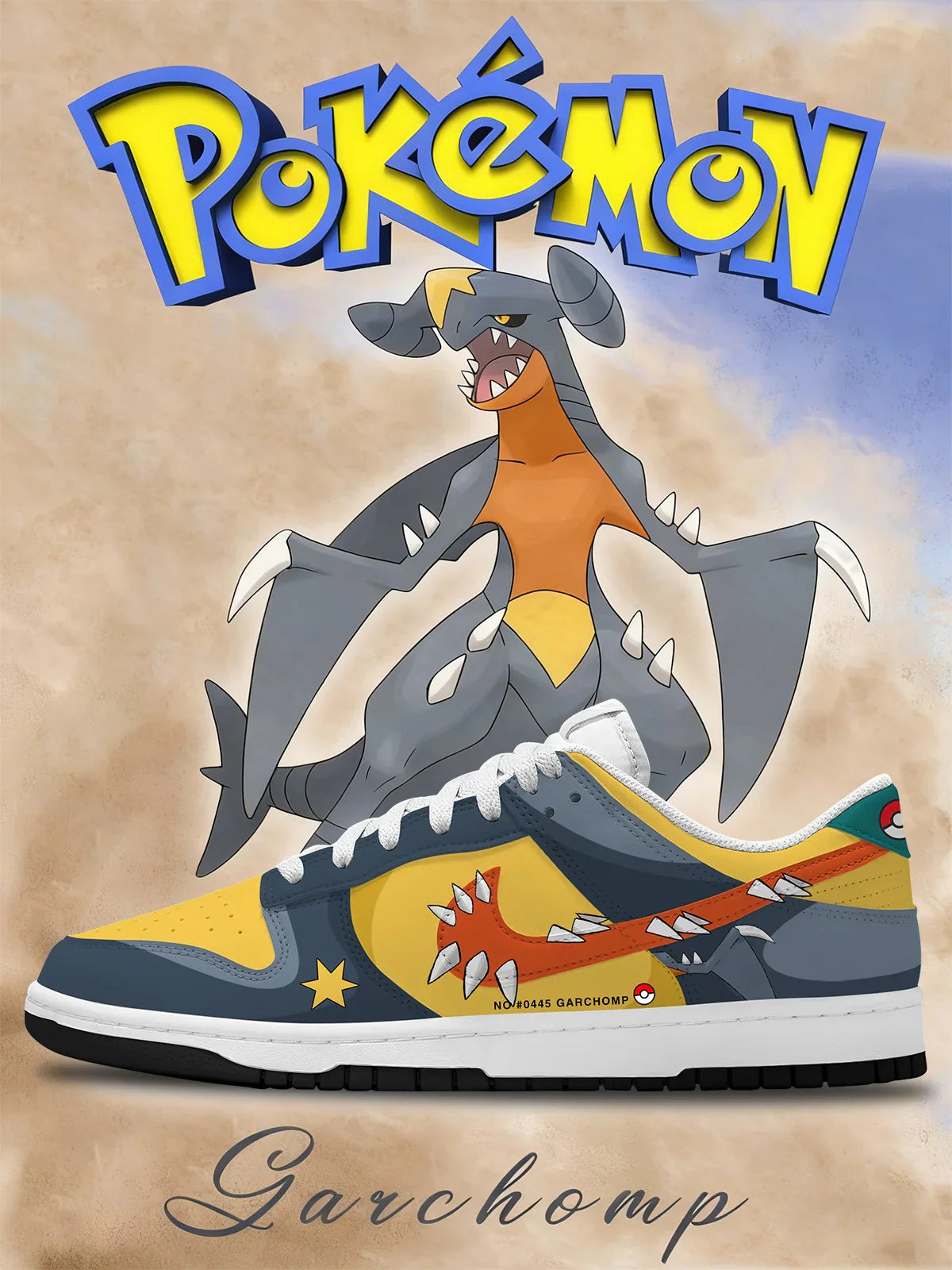 Garchomp Design Shoes DK