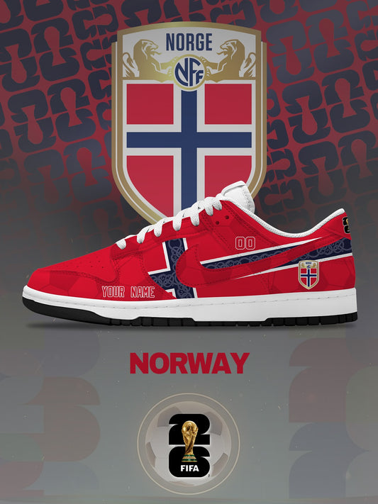World Cup 2026 Norway V.1 Custom SB-Style Sneakers Design Shoes DK