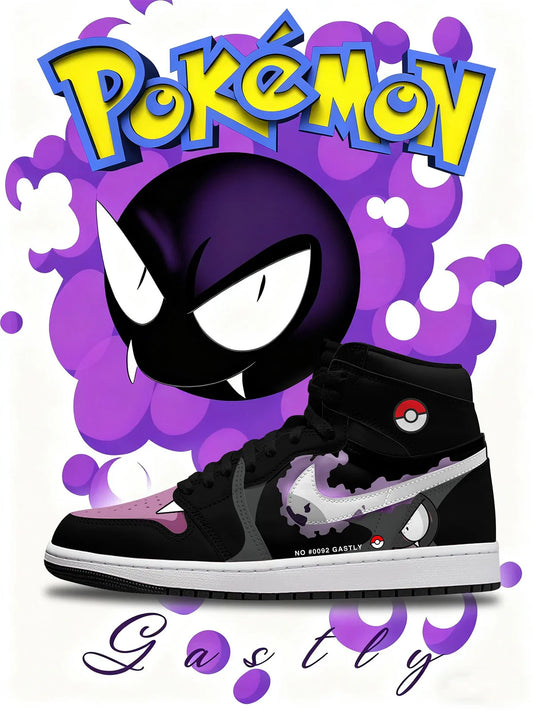 Gastly (Adult and kids size available) Limited Edition Design Shoes J1