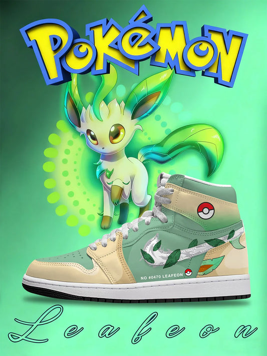 Leafeon  (Adult and kids size available) Limited Edition Design Shoes J1