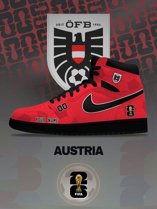 World Cup 2026 Austria V.1 Design Shoes J1