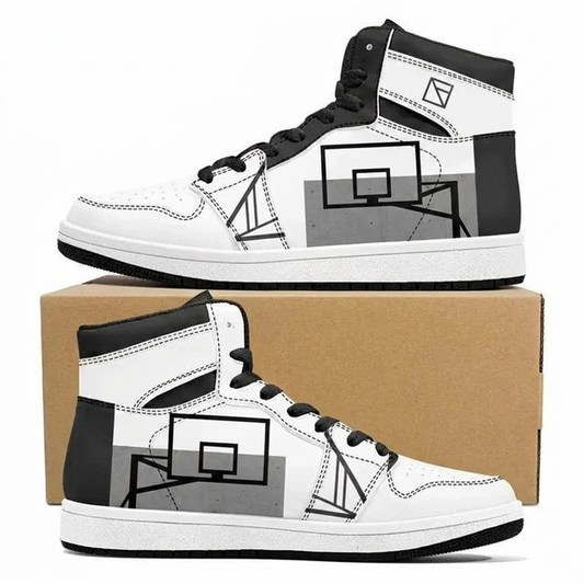 Backboard Concrete Lock Design Shoes J1