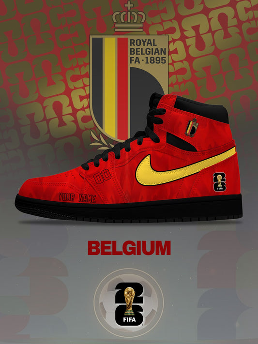 World Cup 2026 Belgium V.1 Design Shoes J1