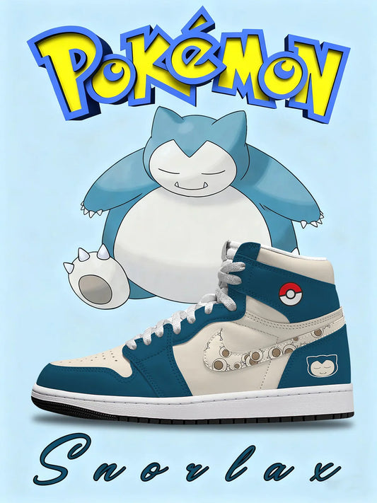 Snorlax (Adult and kids size available) Limited Edition Design Shoes J1