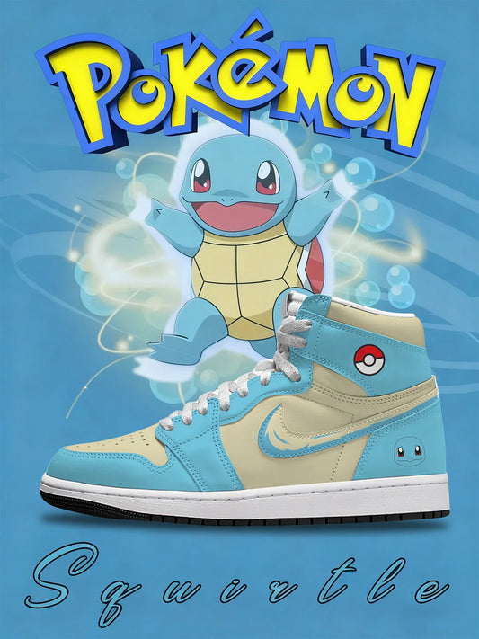 Squirtle (Adult and kids size available) Limited Edition Design Shoes J1