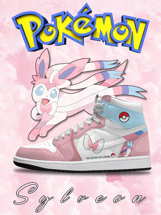 Sylveon (Adult and kids size available) Limited Edition Design Shoes J1