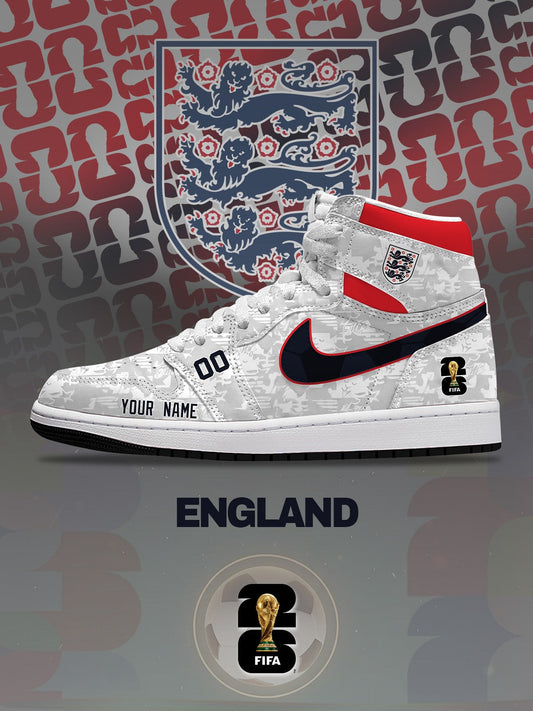 World Cup 2026 England V.1 Design Shoes J1