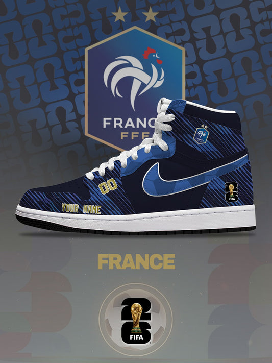 World Cup 2026 France V.1 Design Shoes J1
