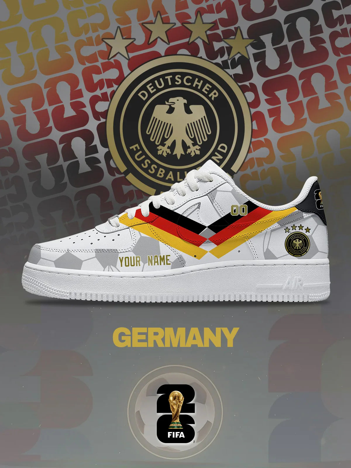 World Cup 2026 Germany Design Shoes F1
