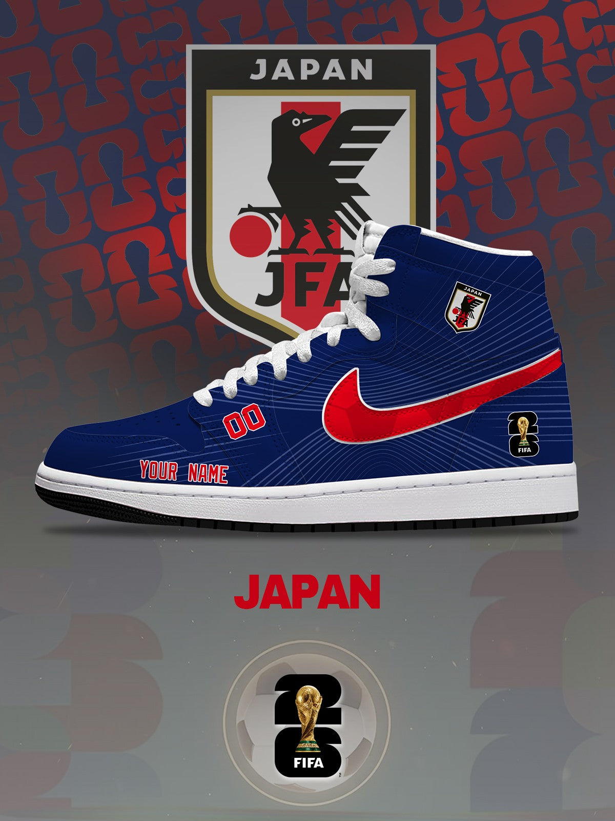 World Cup 2026 Japan V.1 Design Shoes J1