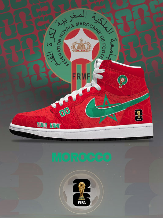 World Cup 2026 Morocco V.1 Design Shoes J1