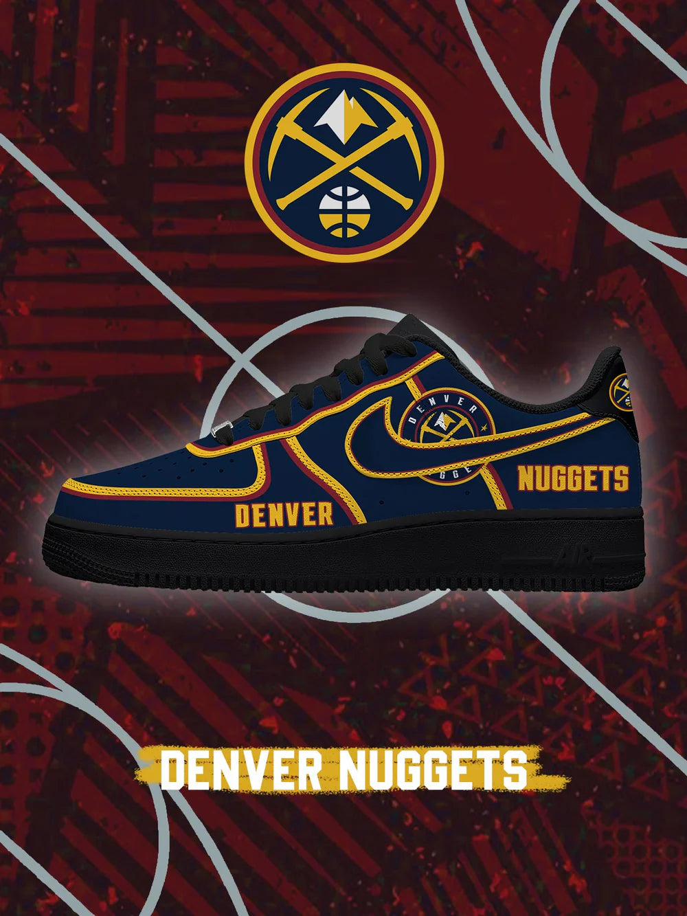Denver Basketball limited edition Design Shoes F1