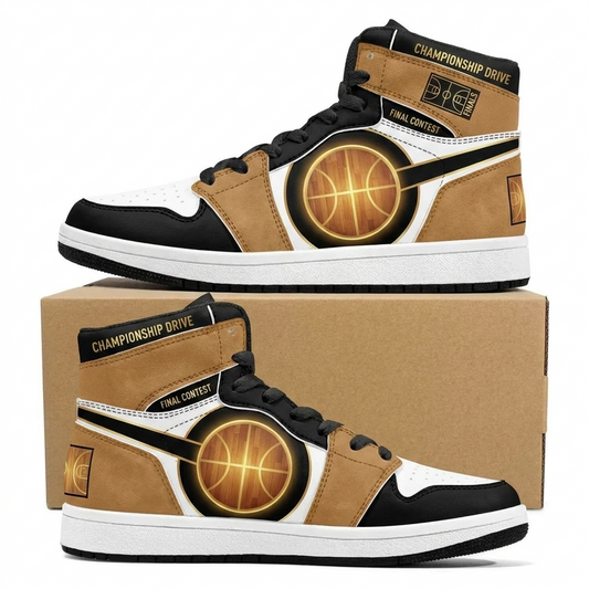 Midnight Hardwood Halo Design Shoes J1