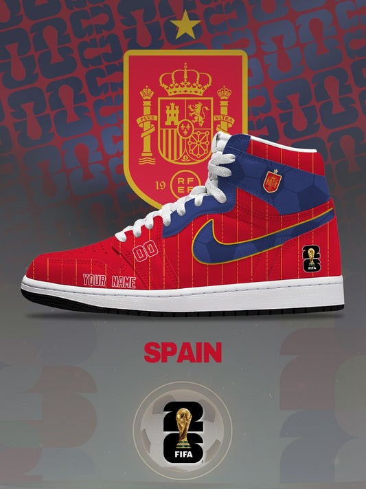 World Cup 2026 Spain V.1 Design Shoes J1