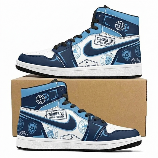 Passport Stamp Surge Design Shoes J1
