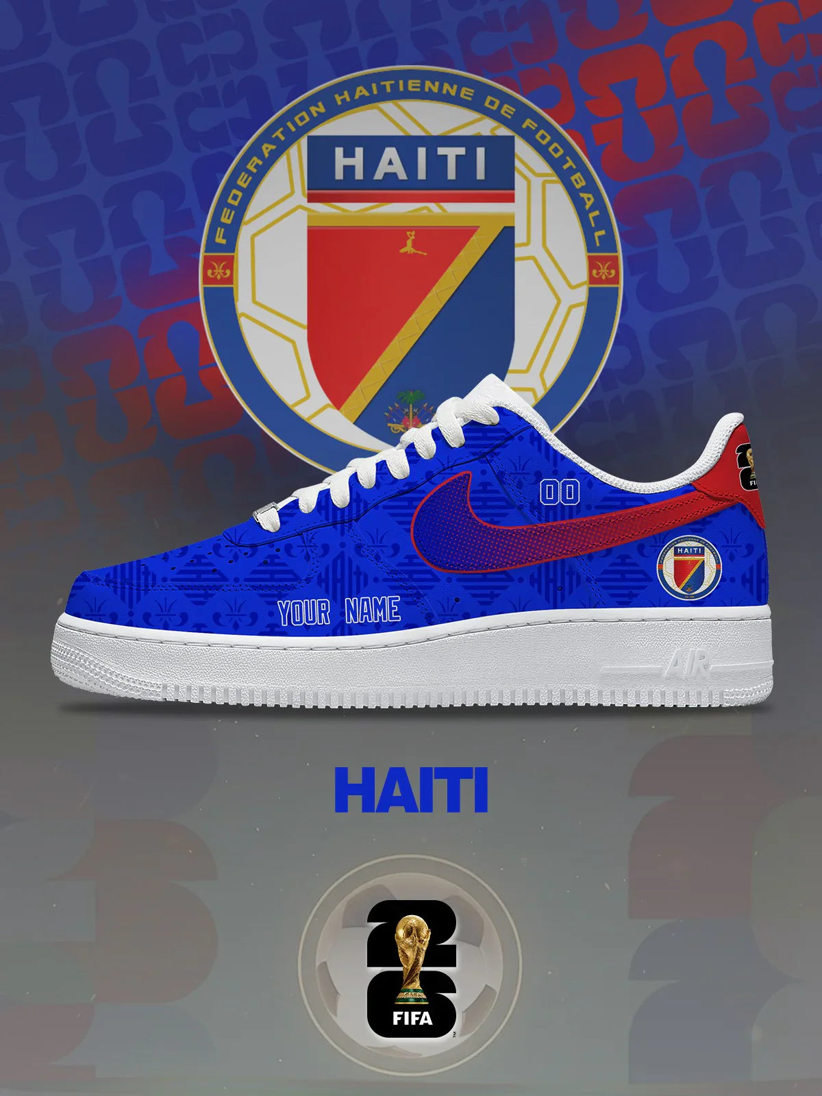 World Cup 2026 Haiti Design Shoes F1