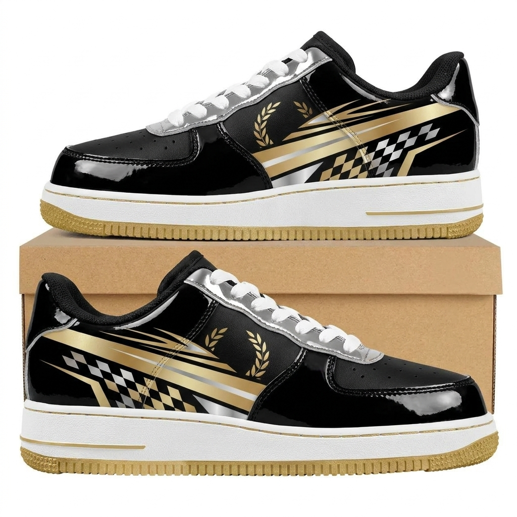 Podium Gold Wake Design Shoes F1