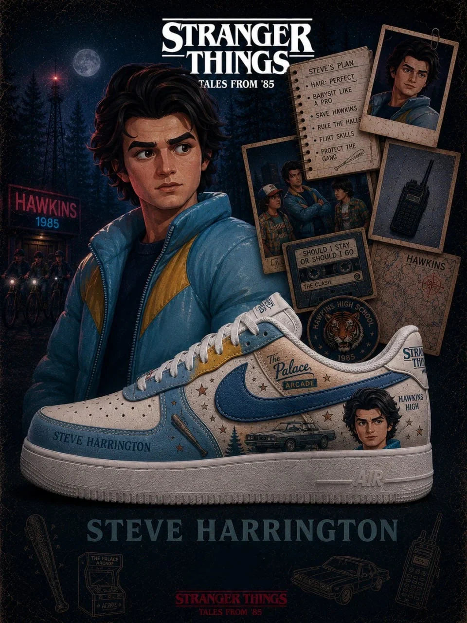 Steve Harrington  Design Shoes F1