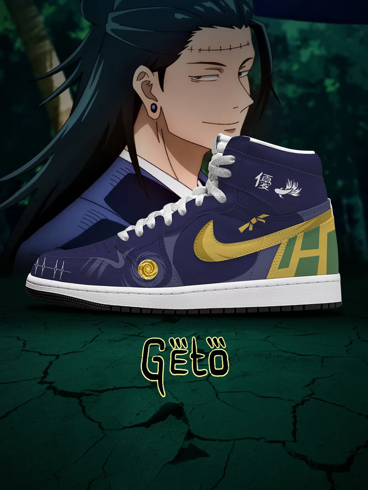 Suguru Geto (adult and kids size available) Design Shoes J1
