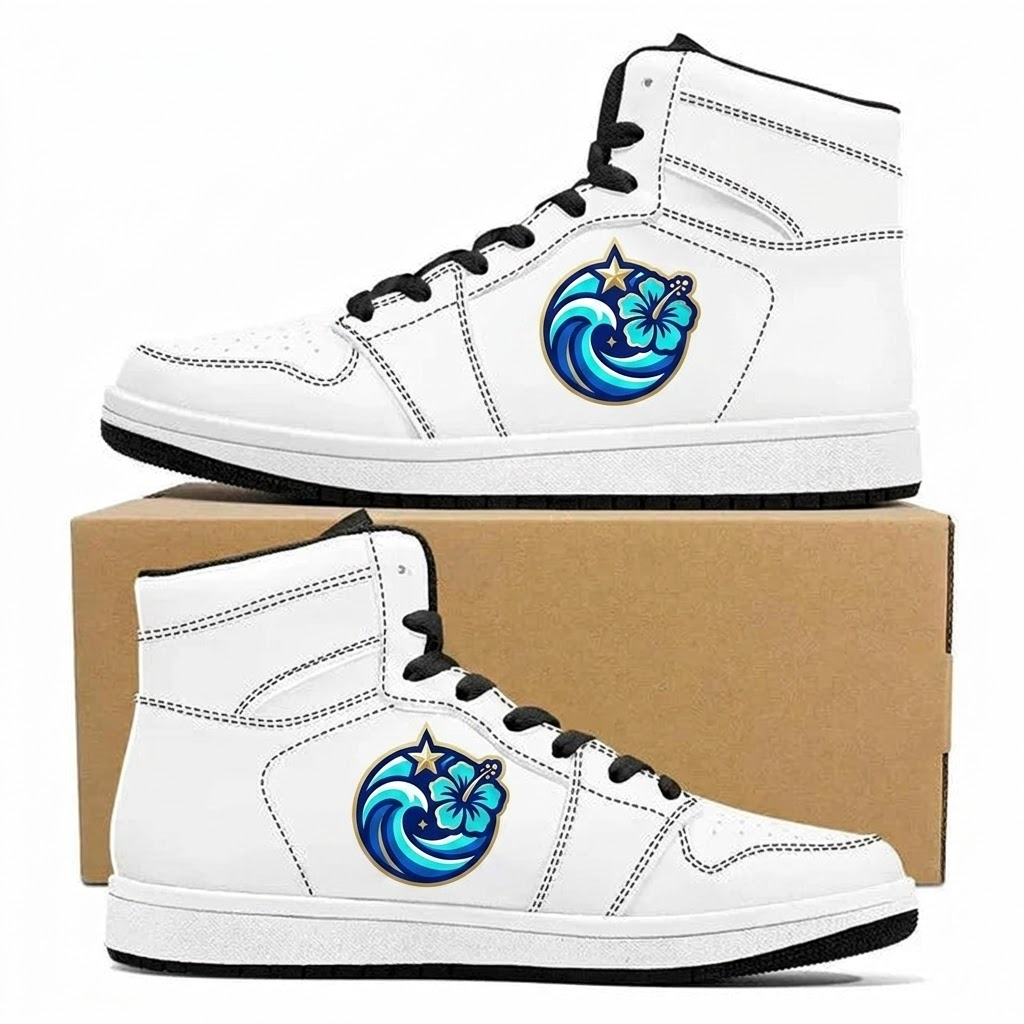 Tropical Badge Chaos Design Shoes J1