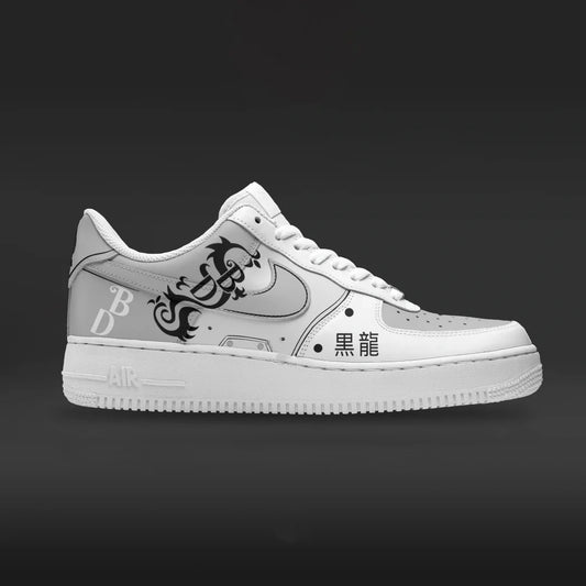 Black Dragon Design Shoes F1