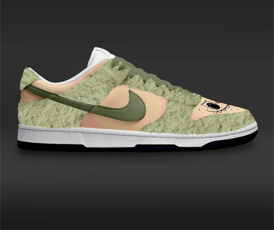 Green Grape  Design Shoes J1 Low Top