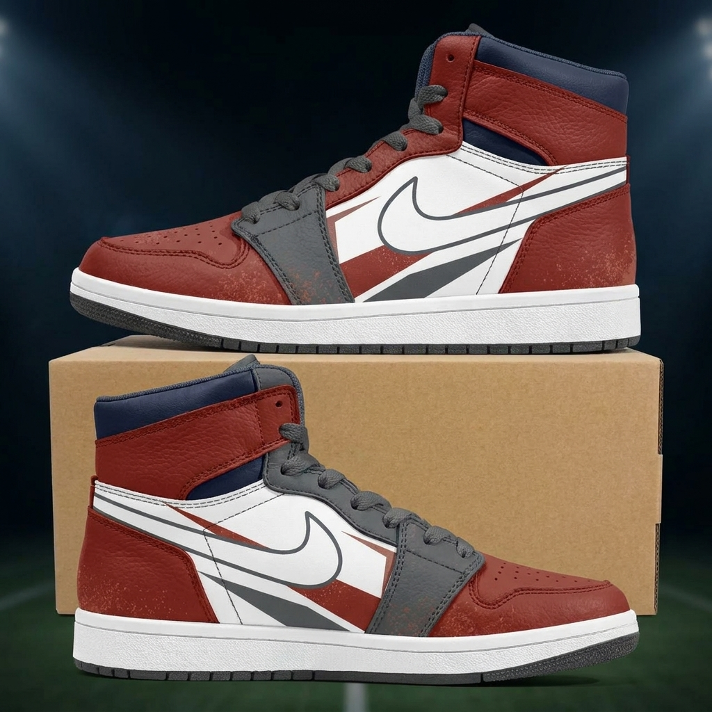 Red Earth Matchpoint Design Shoes J1