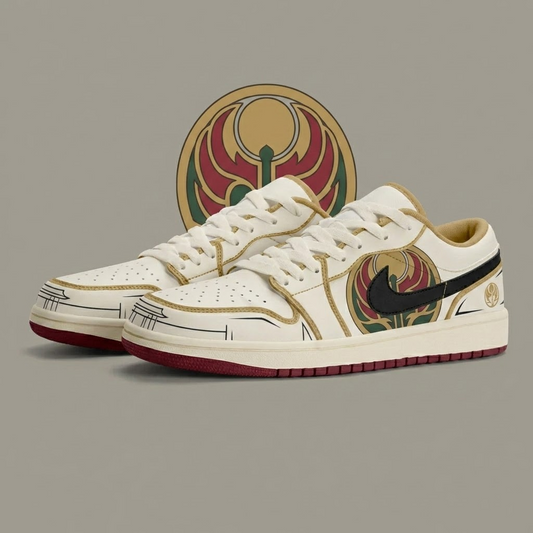 Family Protector Crest Design Shoes J1