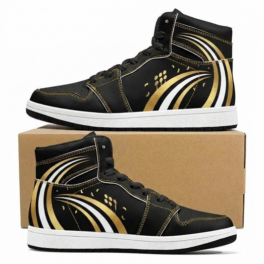 Confetti Arc Noir Design Shoes J1
